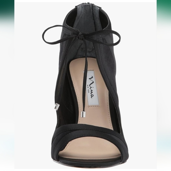 Nina Cherie Illusion Sandal Heel Sz: 7.5 - Black - Picture 3 of 16